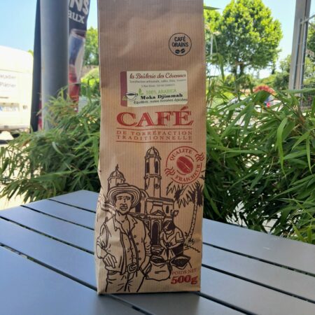 Café Moka Djimmah 500g en grain – Brûlerie des Cévennes – café éthiopien intense