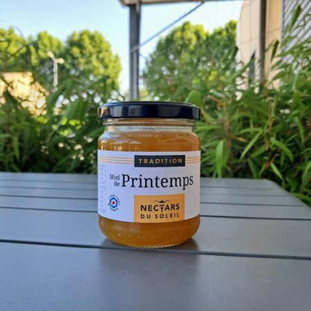 Pot de miel de printemps 250 g – Nectar du Soleil – miel floral cévenol