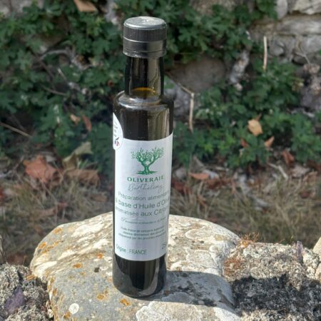 HUILE D'OLIVE AROMATISÉE CITRON 25CL - OLIVERAIE BARTHELEMY